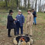 Confederate troops at Shy's Hill with Gen. Grant